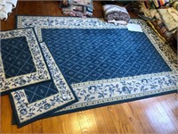 Area Rug w/ (2) Smaller Rugs