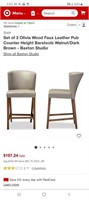 set of 2 olivia bar stools