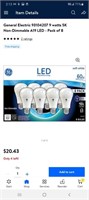 8pk 60w led bulbs