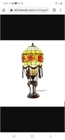 hot air balloon tiffiny style lamp