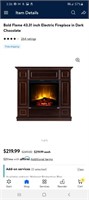 43 in electric fireplace