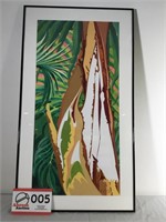 Abstract Painting, "Tropic Zone", Signed