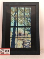 Abstract Painting, "Pioneer Glass"Signed