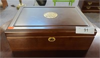 NEW U.S.A. MENS JEWELRY BOX WITH KEY