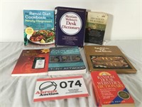 Dictionaaries, Cooks Books, and Speciality Books