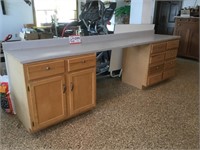 10 Ft Counter w/ 3 Base Cabinets