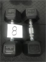 15 lb dumb bell set