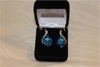 Blue Stone Earrings