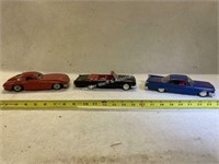3) toy cars