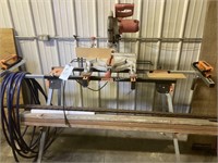 Tool Shop 10" miter saw on Port-A-Mate stand