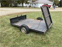 Homemade 6'x8' single axle utility trailer