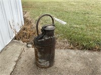 Antique oil can