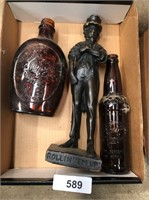 1776 Root Beer Bottle and Figurine