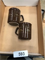 (2) Camel Coffee Mugs - Made In England