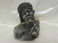 Yukon Man Image Chalkware Figurine Made Canada