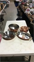 Paul Revere copper pans
