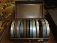 Vintage Film Cannisters and Case