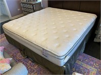 KING MATRESS, 2 BOX SPRINGS & FRAME