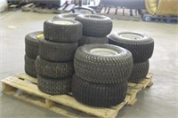 Assorted Garden Tractor Tires, Various Sizes