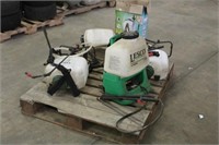 (4) Lesco Lawn Sprayers, (3) Leak & Need Gaskets