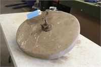 Vintage Stone Grinding Wheel, Approx 21"