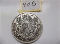 1941  -Silver  50 cent coin