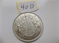 1937  Canadian half dollar