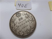 1914  Silver Half Dollar
