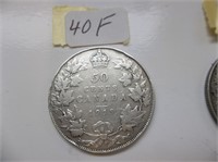1919  Silver  Half Dollar