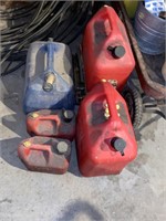 Assorted Fuel Jugs