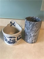 Salt Jar and Vase