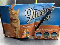 9lives cat food - 24 cans