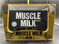 12 14fl oz bottles muscle milk - go bananas
