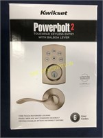 Kwikset Powerbolt2 Combo Set W/Lever Handle Satin