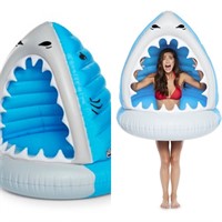 Two new man eating shark xl pool floats!!!