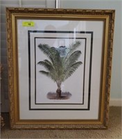 GOLD FRAME PALM PRINT