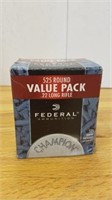 525 ROUNDS FEDERAL 22LR 36 GRAIN COPPER PLATED HP