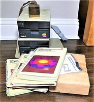 Two Apple Floppy Drives and Manuals