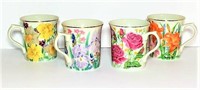 Lenox Flower Blossom Porcelain Mugs