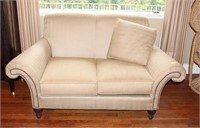 NAIL HEAD LOVE SEAT/ NEEDS TO BE CLEANED