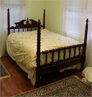 DAVIS CHERRY FULL SIZE SPOOL BED