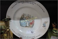 WEDGEWOOD PETER RABBIT PLATE