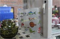 FROSTED FISH DECAL TUMBLERS 4
