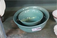 MAINSTAYS MIXING BOWL SMALL CHIP TO RIM OF LARGE