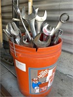 5-Gal Bucket Full of Misc. Big Wrenches