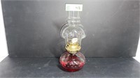 Antique kerosene lamp. No chips or cracks 11.5in