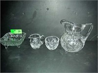 Pinwheel crystal glass
