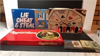 Lot of board games and cards