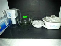 Glass cook ware and Brita water system