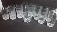 Set of  15 glasses. Not all matching